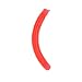 16 Gauge Red 5/16 Curved Bioplast Flexible Replacement Barbell