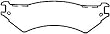 Bendix Disc Brake Pad Set MKD802