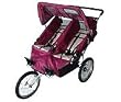 Bebelove Double Jogging Stroller DS-Jogger 465-3 Burgundy