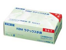 カワモト KBM ラテックスグローブ L 100枚