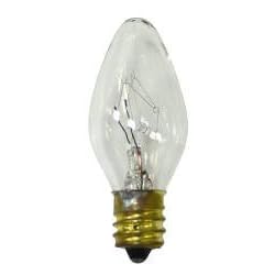 Clear Night Light Bulbs - Package of 12 Bulbs - 7 Watts