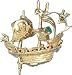 Jewelry : Pirate Ship, 14K Gold Charm
