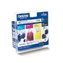 Brother LC980 Value Quad Blister Pack - 4 Print Cartridges (Black Yellow Cyan Magenta) for DCP-145C DCP-165C DCP-375CW MFC-250C MFC-290C Printers (LC980VALBP)