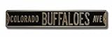 Steel Street Sign: COLORADO BUFFALOES AVE