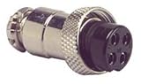 CB Mic Plug 4 Pin Female HQ Made In Japan