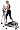 Christopeit Crosstrainer Ergometer CXM 5, Schwarz Silber