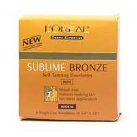 LOreal Sunless Sublime Bronze Self-Tanning, Towelettes, Medium - 6 Each