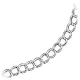 14kt. White Gold, 7 Charm Bracelet
