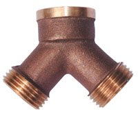 BY19 Brass Y Connector