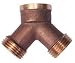 Brass Y Connector