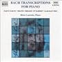 Bach Transcriptions for Piano