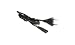 Fujitsu - Power cable - power (M) - power USA 2-pole symmetric (M) - 10 ft - black