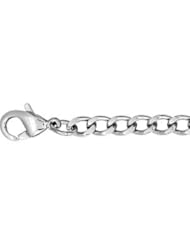 Stainless Steel & Gold Plate Curb Chain with Lobster Clasp 24 Inch