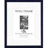 North American Regal, Wood Picture Frame with a  Wide Molding, for an 8 x 10 Photograph, Color: Cobalt,