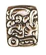 Mayan Glyph Pendant "Chack'te" symbolizing Leadership