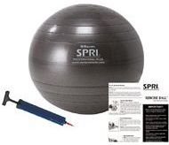 Spri 75cm Professional Plus Xercise Ball, Pump & Chart