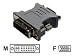 New LINK DEPOT DVI TO VGA Display ADAPTER 29 Pin DVI Integrated Male 15 Pin HD D-Sub Female