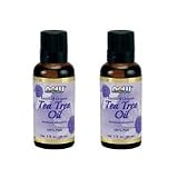 Now Foods Tea Tree Oil Twinpack, 2x1oz( Four Pack)