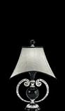 Schonbek 6728N-36 Cappela 1 Light Table Lamp in White