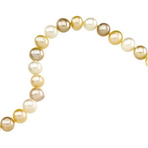 8.0mm - 8.5mm Cultured Freshwater Pearl. Multi Color Cultured Freshwater Pearl Necklace