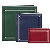 Pioneer Family Memory Album with Solid Color Cover, 5 x 7 Scrapbook with 10 E-Z Load Archival Pages & Inserts, Navy Blue Covers