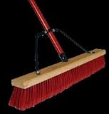 Harper Brush Works 24-Inch Heavy Duty Border Push Broom #583124A-1
