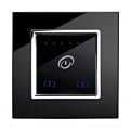 Retrotouch RTS2030 Stunning Innovative Designer Range 1-Gang 25 - 560 Watt 1-Way Touch Dimmer, Black