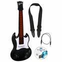 Toys : Power Tour Black Guitar - Carry Case - Stand - Power Amp