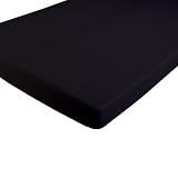 Drap housse noir 140x190 cm