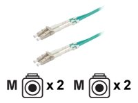 ROLINE LWL Kabel 50/125um OM3 LC/LC 1m tuerkis Preisvergleich