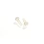 Nylon Machine Screw, Round Head, Slotted Drive, #6-32, 5/32" Length (Pack of 25)