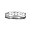14K White Gold .75 CTW Channel Set Anniversary Band Size:6