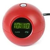 Memorex MSP-CR1100 Red Sphere Clock Radio
