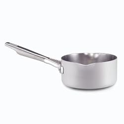 Anolon Chef Clad - 1 Qt Open Saucepan w/Pouring Spouts