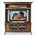 Riverside Furniture Stone Forge TV Stand and Deck in Tuscan Sun