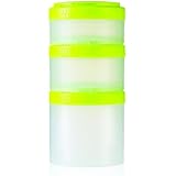 BlenderBottle ProStak Twist n' Lock Storage Jars Expansion 3-Pak with Pill Tray