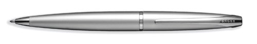 Cross ATX, Matte Chrome, Ballpoint Pen, with Chrome Plated Appointments (882-1)