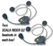 Scala Rider CARDO Q2 MULTISET Helmet Accessories HELMET HEADSETS - SRQ2MS002