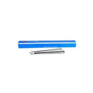 SPOKES ACTION 14G STAINLESS STEEL 262MM 75PC BLACK