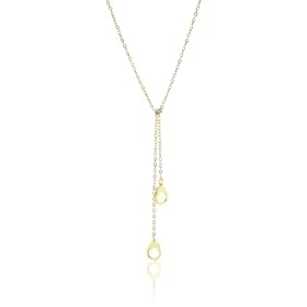 Privileged NYC Gold plated Handcuff Lariat Necklace 30