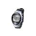 Man's Modern 4 Alarm Talking Watch , Silver and Black