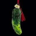 Kurt Adler Noble Gems Glass Pickle, Christmas Ornament