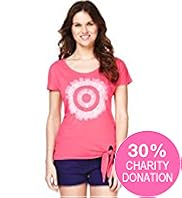 Fashion Targets Pure Cotton Tie Side T-Shirt