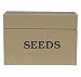 mouse coloured metal tin for storing seeds - great stocking filler or christmas present