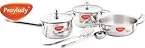Praylady 7Pcs Stainless Steel Cookware Set