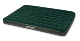 Sporting Goods : Prestige Downy Air Bed Green, Full, with 4D Pump by Intex 66968E