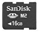 SanDisk 16GB Memory Stick Micro (M2)