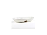 Mikasa 12.4-in. Swirl Divided Server, White.