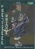 Branko Radivojevic, Phoenix Coyotes Autographed Card