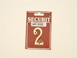 Outdoor Living : 2"Brass Numeral 2